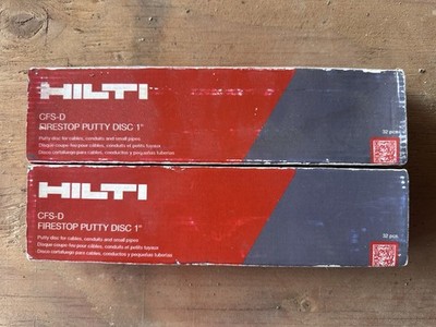 2 Boxes HIlti 2116245 Firestop Cable Disc CFS-D 1'' firestop Protection Systems