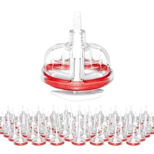 Goldblatt Tile Leveling System 100 Cap 250PC 1/16" Tile Spacer w/Anti-Shift Ring