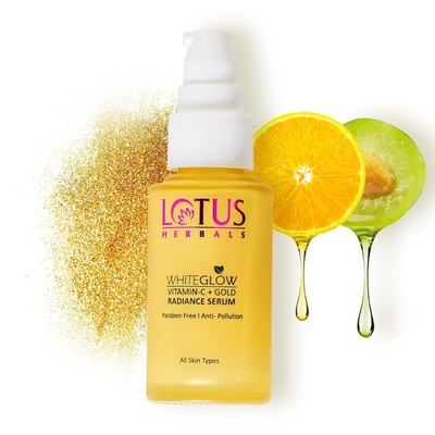 Lotus Herbals WhiteGlow Vitamin C and Gold Radiance Face Serum