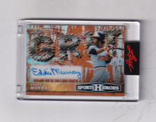 2026 EDDIE MURRAY LEAF SPORTS HEROES  AUTO/AUTOGRAPH 4/6 BALTIMORE ORIOLES