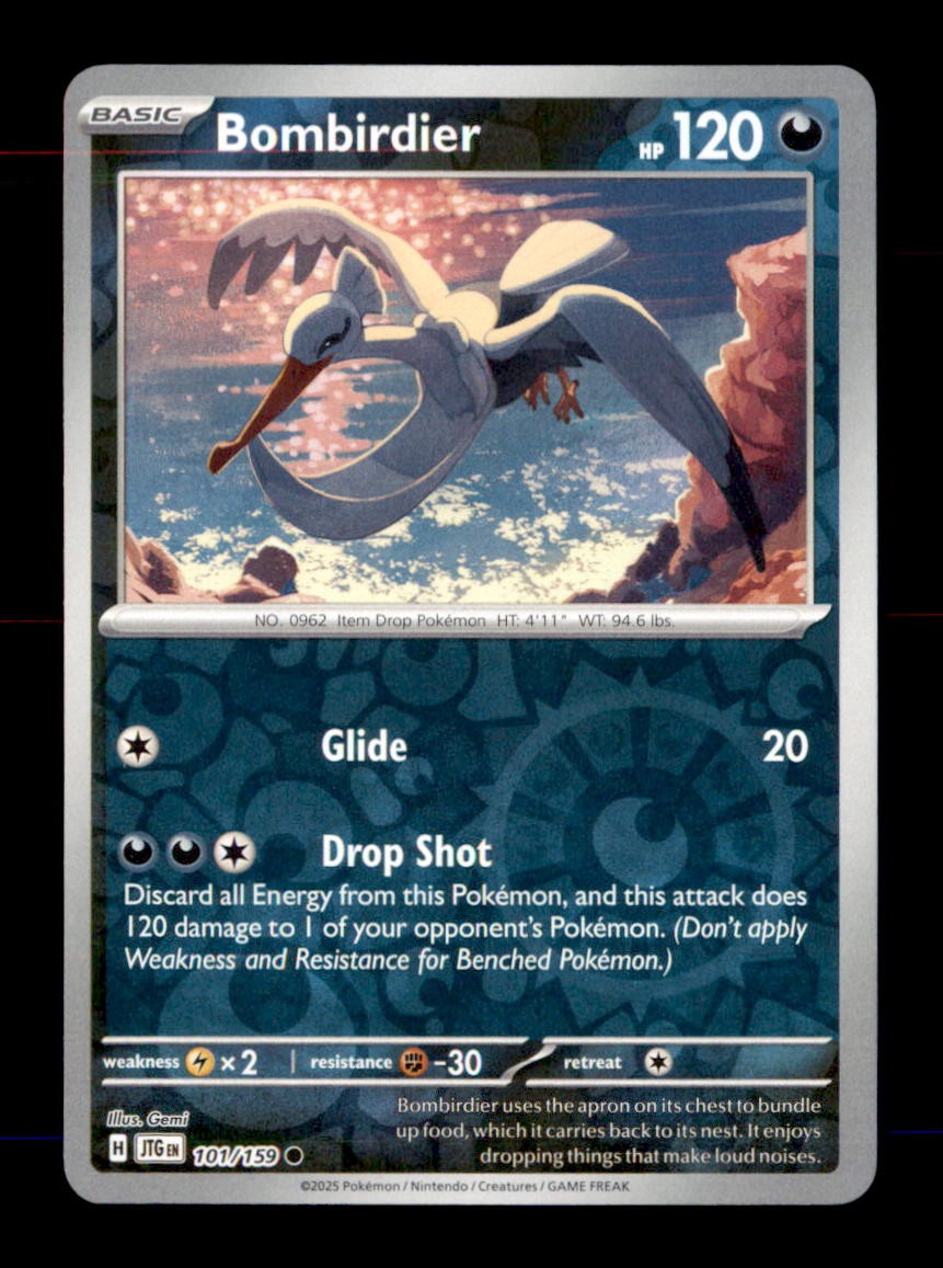Bombirdier 101/159 Common Journey Together Pokemon Reverse Holo Near Mint