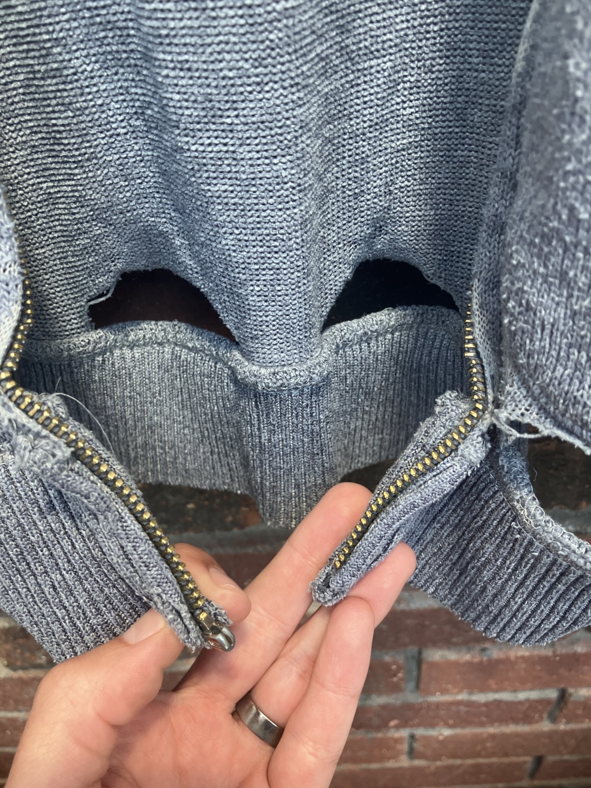 Heavily Worn Vintage Hoodie, 20yr old Quicksilver image 7