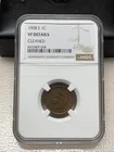 1908-S Indian Head Cent NGC VF Details Cleaned - Freshly Graded