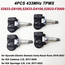 4x Reifendrucksensor 433MHz for Hyundai Kia i30 Kona Optima Niro 52933-D9100