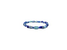 Sea Breeze Glass Stretch Bracelet
