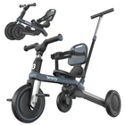 Besrey Toddler Tricycle with Push Handle for Girls and Boys 1-5 Years,Dark Gray