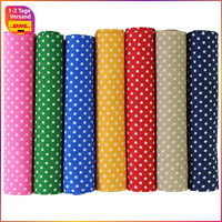 Baumwollstoff Patchwork 50X50 Cm 7 StüCk Bunt Punkte DIY NäHen Quilten Stoffe