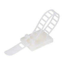 Adjustable Self Adhesive Cable Clips Wire Organizer 91x8mm 50pcs