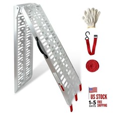 Aluminum Loading Ramp with Handle, 750 Lbs Capacity, 7.25ft Motorcycle Ramp 1