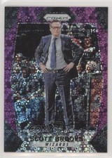 2017-18 Panini Prizm Fast Break Purple Prizm 46/75 Scott Brooks #140 03tg