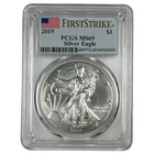 2019 $1 American Silver Eagle MS69 PCGS - First Strike NA206
