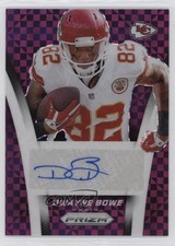 2024 Panini Prizm Flashback Purple Power 37/49 Dwayne Bowe #FBA-DBE Auto 1cw4