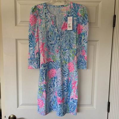 Lilly Pulitzer Dress Women's 3/4 Sleeve Size Small New With Tags