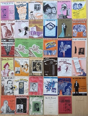 Vintage Sheet Music Lot of 35 1930s-40s   Gershwin Rodgers & Hart, Etc.