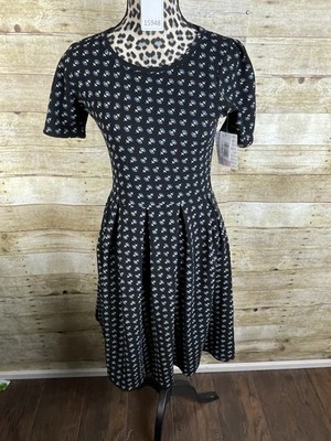 NWT LuLaRoe Women's Size M Amelia Dress, Pocket Dress, Zipper, BRAND NEW