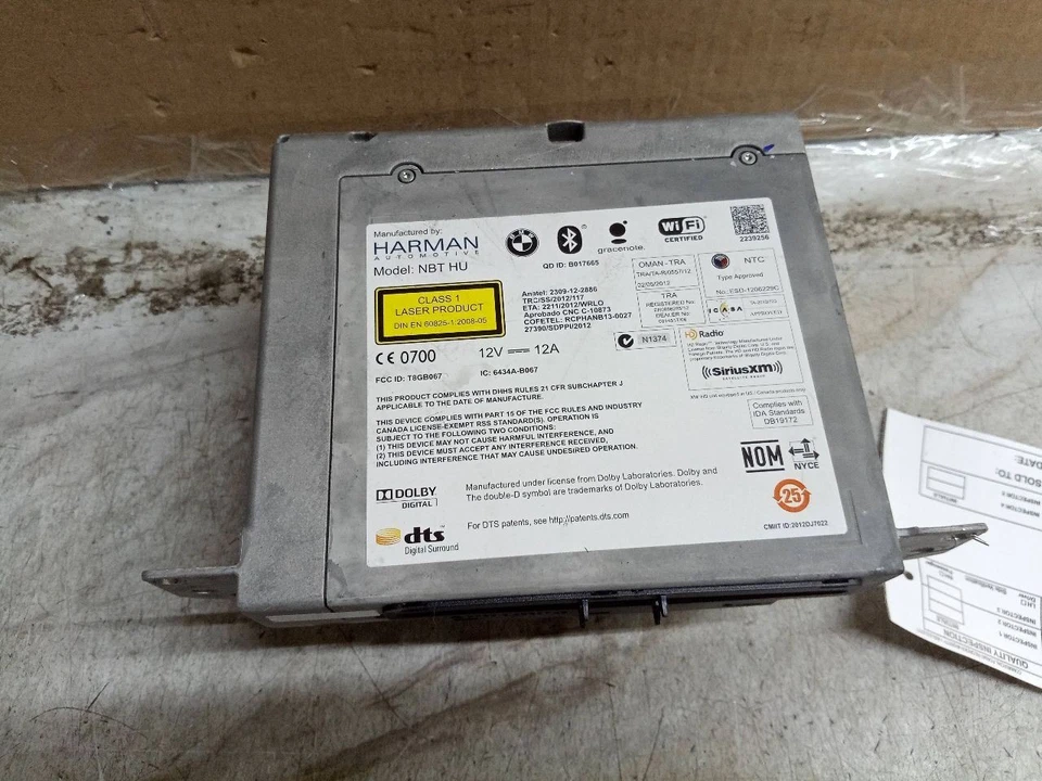 Audio Equipment Radio 2 Din Size Fits 14-17 BMW 535i GT 272242 Foto 3 de 4