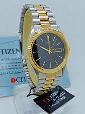 Orologio Vintage CITIZEN Gents Quarzo Bracciale President ref: AD6064-61EZ NOS