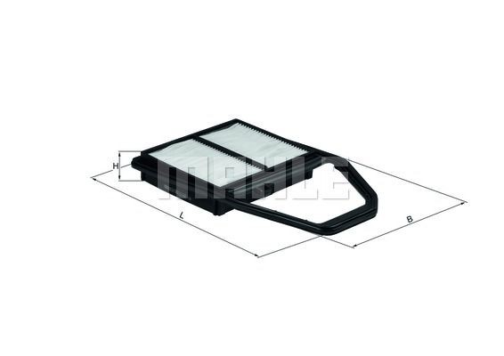 Mahle / Knecht Luftfilter Passend FüR Honda Civic 7 Stream FR-V 1.4 1.6 1.7 I-image