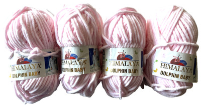 Lot of 4 Himalaya Dolphin Baby Colors Yarn  Color 80303