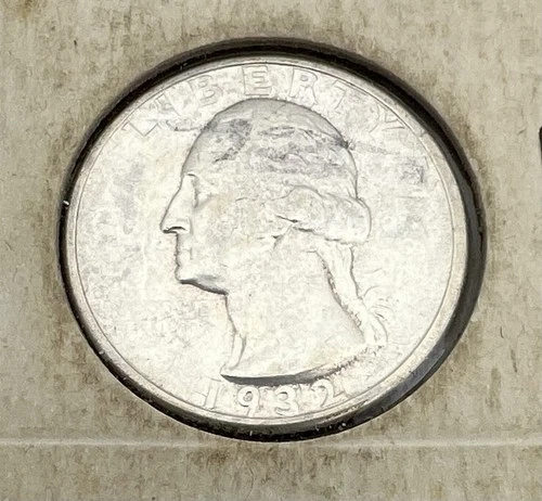 1932-D WASHINGTON QUARTER-KEY DATE- XF to AU CLEANED!