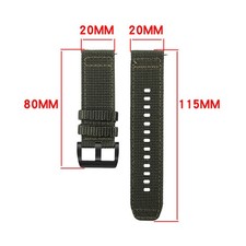 22/20MM Nylon Strap Bracelet Belt for Samsung Galaxy Watch 7/HUAWEI watch 4
