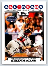 2008 Topps Updates & Highlights #UH226 Brian McCann Atlanta Braves