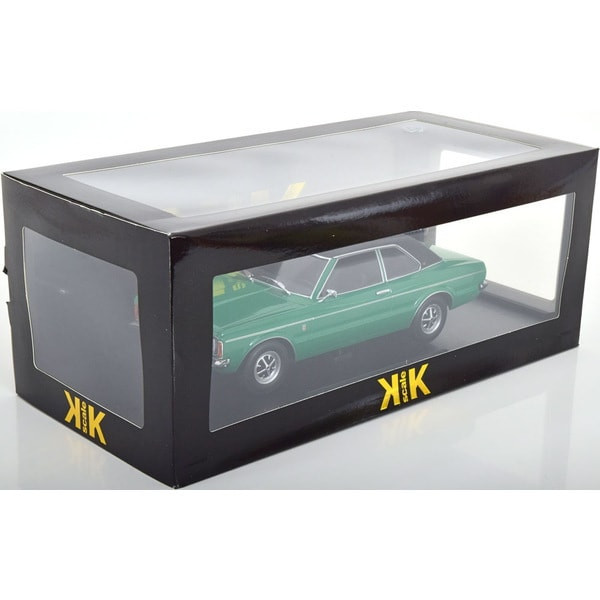 Kkdc180977 1/18 Ford Taunus Gxl Sedan 1971 Vinyl Roof Green/Matte