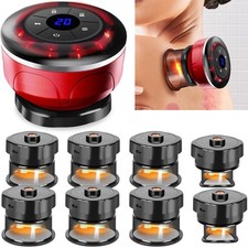 4 In 1 Electric Cupping Therapy Red Light Smart Scraping Massager 8 Massage Cups