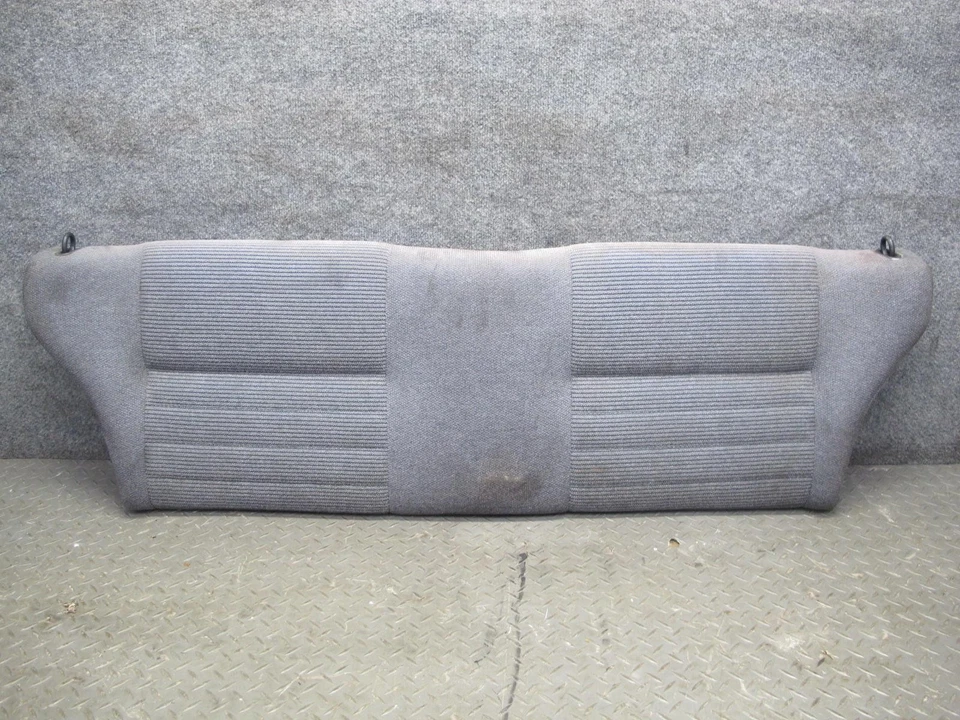 90-96 NISSAN Z32 300ZX 2+2 REAR SEAT UPPER & LOWER CLOTH CUSHION GRAY OEM - Image 3 of 4