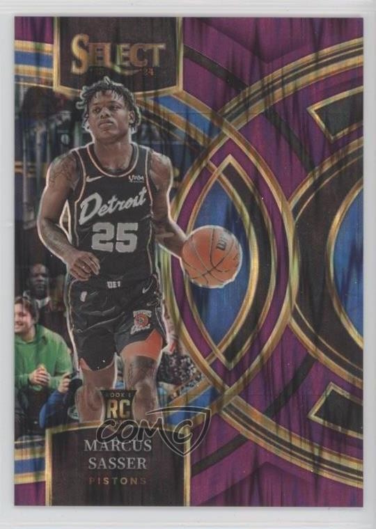 2023 Panini Select Premier Level Purple Flash Prizm /175 Marcus Sasser #114 0g0p