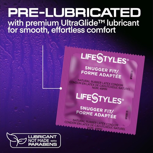 Lifestyles Ajuste Ajustado Caucho Natural y Lubricado 25 Unidades (Pack de 1) - Imagen 4 de 9