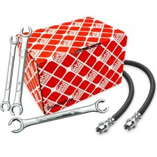 2x FEBI BILSTEIN Bremsschlauch Hinten Schlüssel für VW AUDI SEAT SKODA