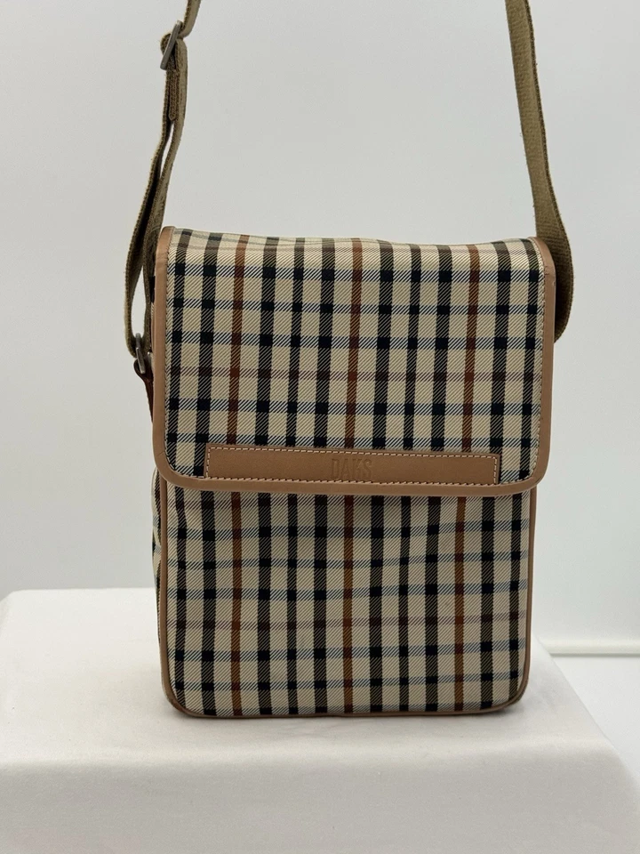 DAKS 1894 LONDON • сумка через плечо • Royal Warrant H.M. KING • сделано в Италии - Изображение 4 из 4