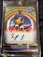 Reggie Jackson Topps Chrome Signature Series 2024-25 TCAI-RJA