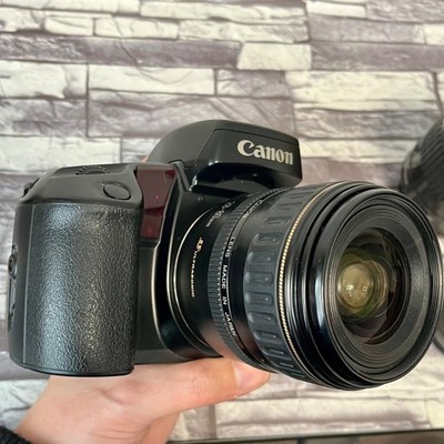 Canon EOS 100QD SLR 35mm Film Camera w/ Canon EF 28-80mm & 80