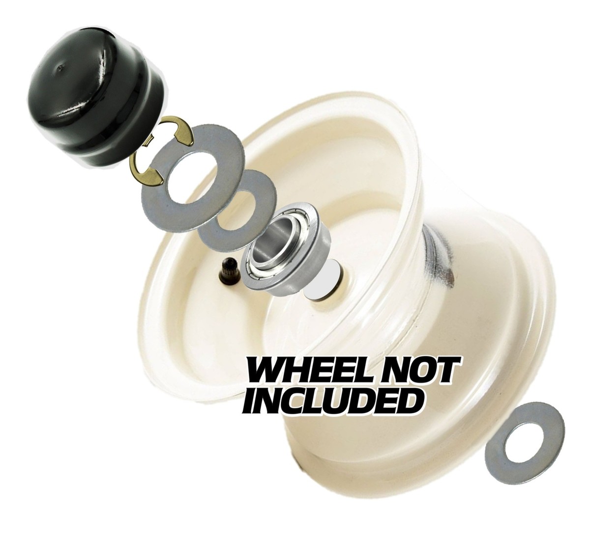 ●DeDoe 197982R 197983L Steering Spindle for Husqvarna & Wheel Bearing