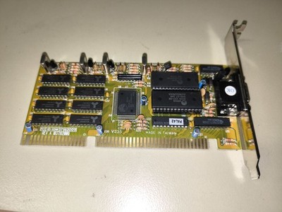 Oak OTI037C 16-Bit ISA VGA Grafikkarte 256KB Retro Vintage PC IDW37162009