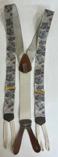 LTD edition Vintage Trafalgar Braces Suspenders Mens Postcard Travel France Rome