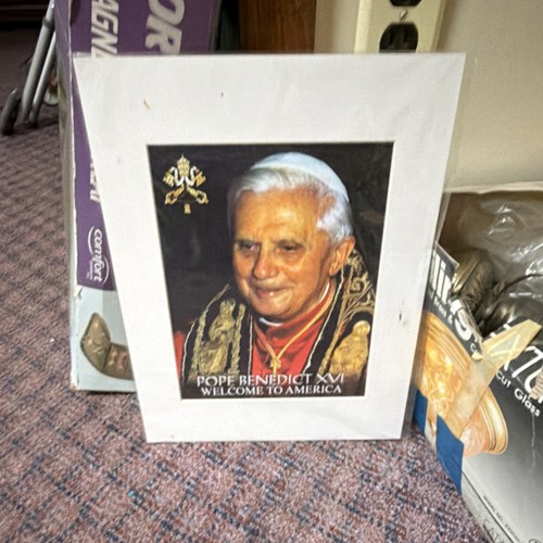 Pope Benedict XVI "Welcome to America" Rectangular Wrapped Print