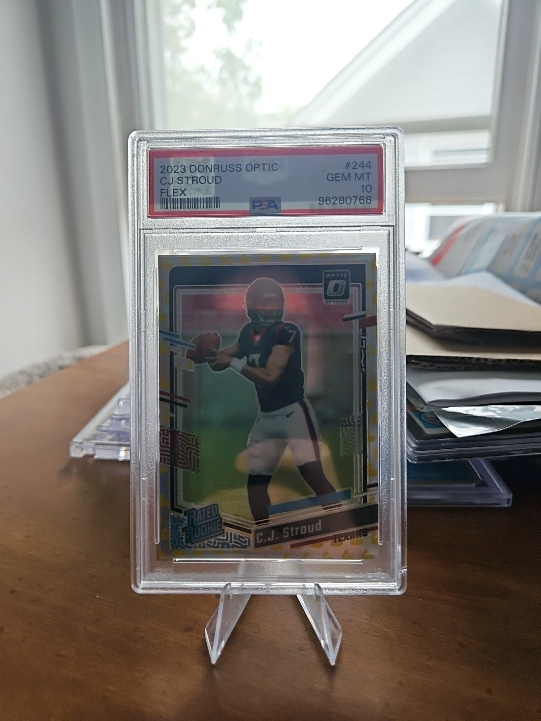 CJ Stroud Panini Donruss Optic #244 Flex