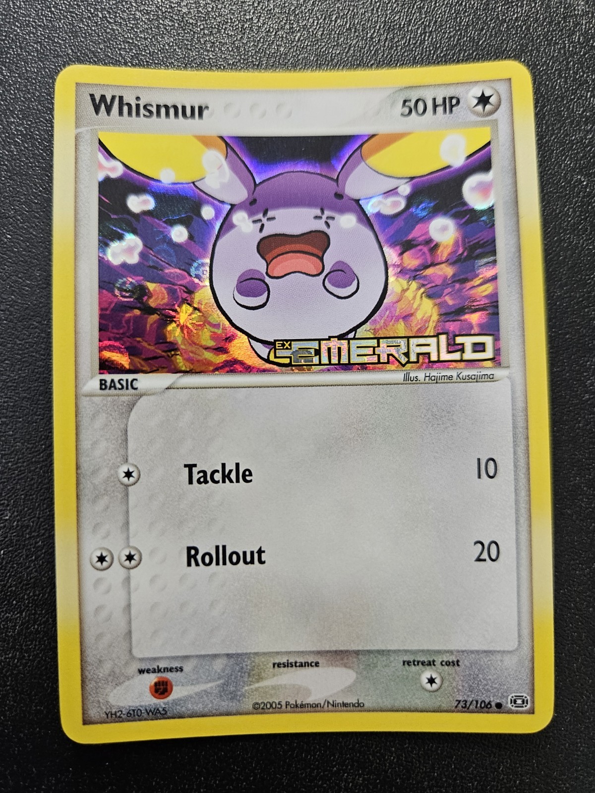 Pokemon EX Emerald Whismur Stamped Reverse Holo 73/106 NEAR MINT