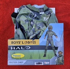 Halloween Costume Boys Halo Master Chief Large 10-12 New