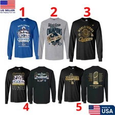 New!! LA Dodgers World Series Champions Back To Back 2024-2025 Long Sleeve Shirt