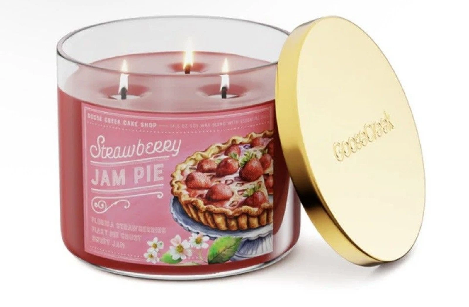 Goose Creek Candle Strawberry Jam Pie Candle - Thumbnail 3