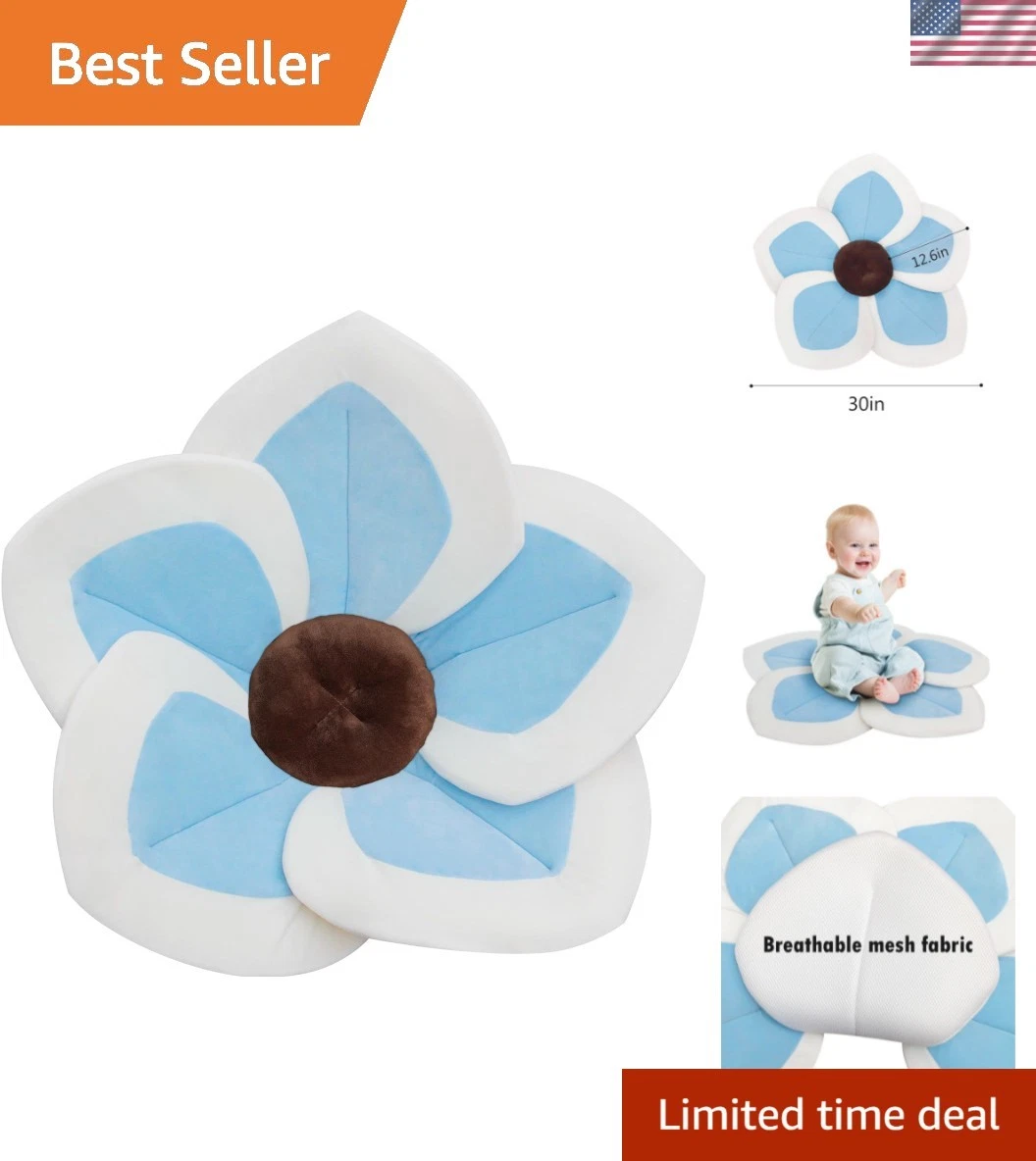 Baby Bath - Flower Baby Bath Pad Infant Bathtub Mat for Bathtub Tub SinkBlue ...
Opens in a new wind