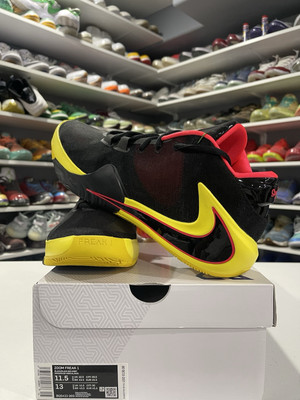 Nike Zoom Freak 1 Size 11.5  x Soul Glo Coming to America Black BQ5422 003