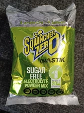 Sqwincher Qwik Stik Electrolyte Powder Drink (50 Count Sticks), Lemon-Lime