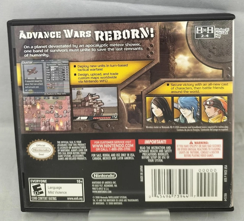 Advance Wars: Days of Ruin - Nintendo DS - US Version - Tested & Working! - Image 2 of 3