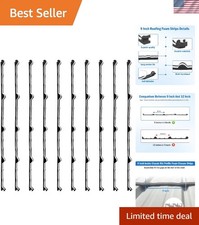 9-Inch Self-Adhesive Foam Closure Strips for Metal Roof Insulation - 10 Pcs