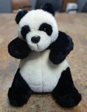 Vintage Sounds Prints Panda Stuffed Animal 1999 12 Inches